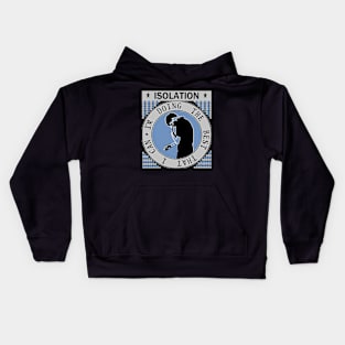 Lockdown Isolation by LowEndGraphics Kids Hoodie